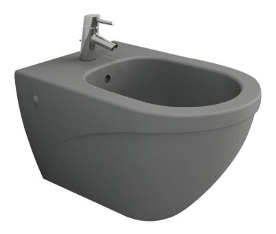 Биде подвесное Bocchi Taormina Arch 1121-006-0120 серое Биде подвесное Bocchi Taormina Arch 1121-006-0120 серое