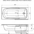 Акриловая ванна Aquanet Extra 150x70 (с каркасом)