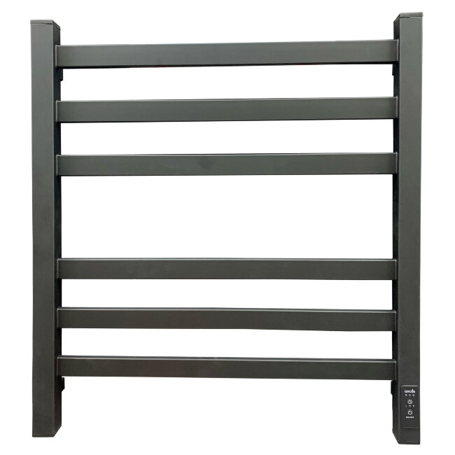 Полотенцесушитель Электрич. с/т GROIS Bruno GR-121 500/600 П6 RAL9005 U черный матовый