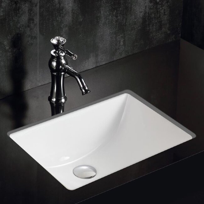 Раковина Gid Yj833 71153 встаиваемая снизу белая 61x39x19 Раковина Gid Yj833 71153 встаиваемая снизу белая 61x39x19