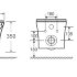 Унитаз подвесной CeramaLux 2618E