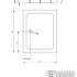 Поддон для душа Radaway Laros D80x90