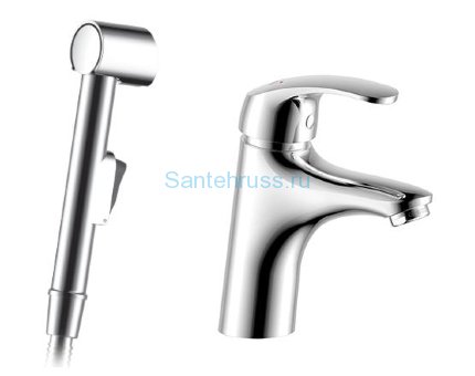 410300000 Palace One, смеситель для умывальника без дк с гигиеническим душем