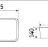 Умывальник CeramaLux 78104MW