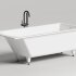 Ванна каменная встраиваемая матовая 180x80 Salini CASCATA 104213M