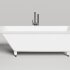 Ванна каменная встраиваемая матовая 180x80 Salini CASCATA 104213M
