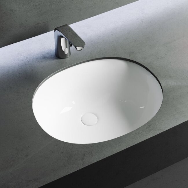 Раковина Gid Yj837 71164 встаиваемая снизу белая 53x44.5x22 Раковина Gid Yj837 71164 встаиваемая снизу белая 53x44.5x22