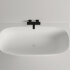 Ванна каменная отдельностоящая глянцевая 170x80 Salini Sofia Wall 102512GRH окрашена по RAL снаружи