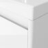 Тумба подвесная VELVEX Klaufs 60.2Y-616.216 с раковиной Cersanit COMO 60