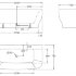 Акриловая ванна без перелива BELBAGNO BB74-1650-W0, 1650x780x590