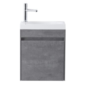 База под раковину подвесная BelBagno PIETRA MINI-460-1A-SO-SCM-L Stucco Cemento