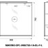 Шкаф подвесной BelBagno MARINO-SPC-900/750-1A-B