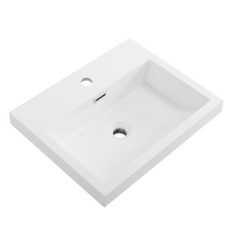 Раковина из искусственного мрамора BelBagno BB-400-PM-LVB