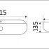 Умывальник CeramaLux D1347