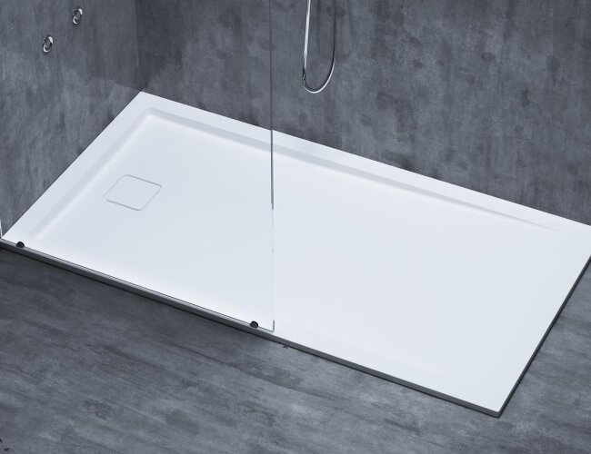 Душевой поддон каменный матовый 150х80 Salini CAPRI 120211MRF окрашен по RAL Душевой поддон каменный матовый 150х80 Salini CAPRI 120211MRF окрашен по RAL