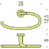 Полотенцедержатель Colombo Design Basic B2731