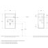 База под раковину подвесная BelBagno PIETRA MINI-400-1A-SO-BL-R Bianco Lucido
