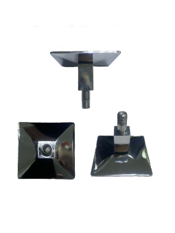 Держатель квадратный для п/с (без кольца) хром, пара 133SCZ6600