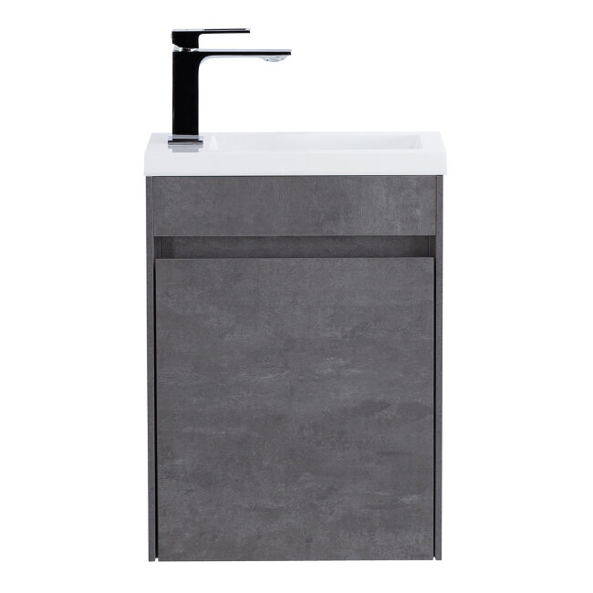 База под раковину подвесная BelBagno PIETRA MINI-400-1A-SO-SCM-R Stucco Cemento