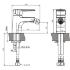 Смеситель для биде Bravat Source F3239218CP-1-RUS