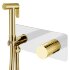 Смеситель гигиенический STICK WHITE DIAMOND GOLD