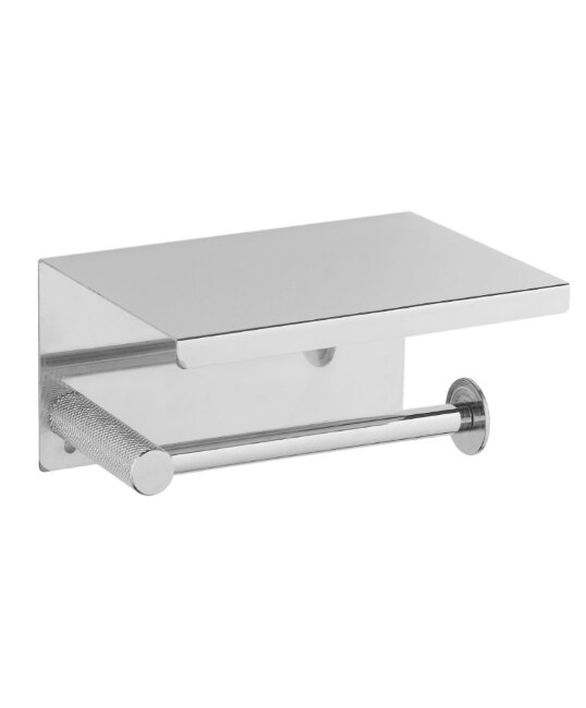 Держатель для туалетной бумаги с крышкой Uno Chrome Держатель для туалетной бумаги с крышкой Uno Chrome