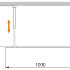 Душевая перегородка CEZARES LIBERTA-L-1-100-BR-Cr