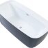 Акриловая ванна Aquanet Family Fine 170x78 95778 Gloss Finish (панель Black matte)