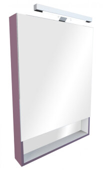 Зеркальный шкаф Roca The Gap 80 фиолетовый ZRU9302753 Зеркальный шкаф Roca The Gap 80 фиолетовый ZRU9302753