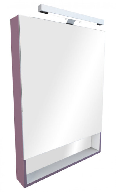 Зеркальный шкаф Roca The Gap 80 фиолетовый ZRU9302753 Зеркальный шкаф Roca The Gap 80 фиолетовый ZRU9302753