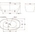 Акриловая ванна без перелива BELBAGNO BB81-1500-W0