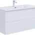 Тумба под раковину Aquanet Lino 100 (Flat) белый глянец