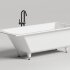 Ванна каменная встраиваемая матовая 170x75 Salini CASCATA 104113M