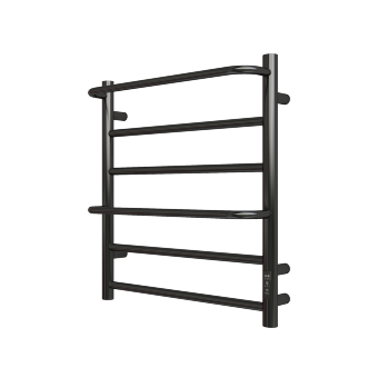 Полотенцесушитель Электрич. с/т GROIS Gamma GR-136 400x600 П6 Ral 9005 R черный матовый