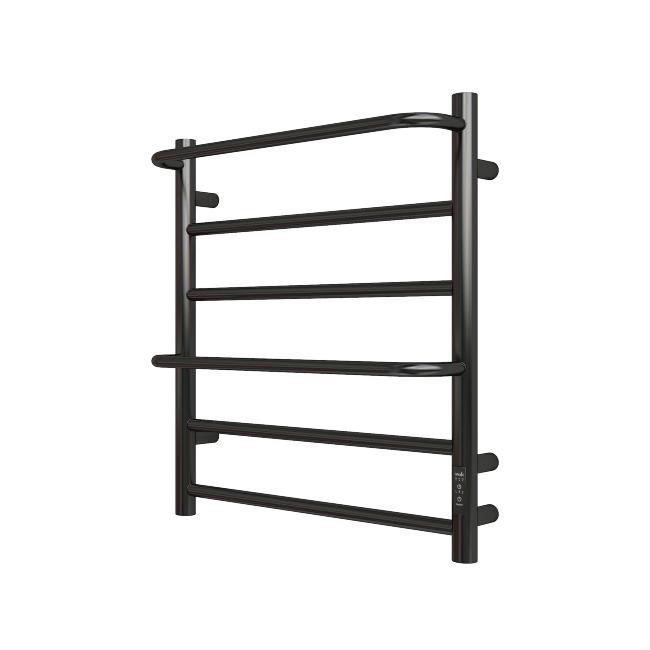 Полотенцесушитель Электрич. с/т GROIS Gamma GR-136 400x600 П6 Ral 9005 R черный матовый