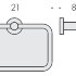 Полотенцедержатель Colombo Design Plus W4931