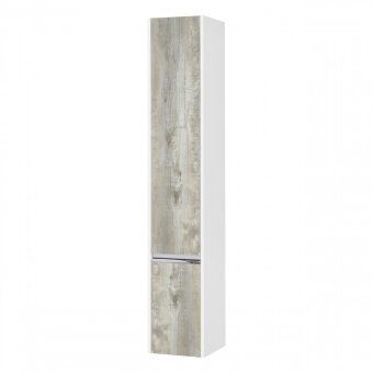 Шкаф-колонна КАПРИ 30, подвесная, левый, бетон пайн