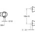 Смеситель для душа Jacob Delafon Symbol E71683-CP