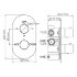 Berkel 4844 Thermo Термостатический смеситель для ванны и душа