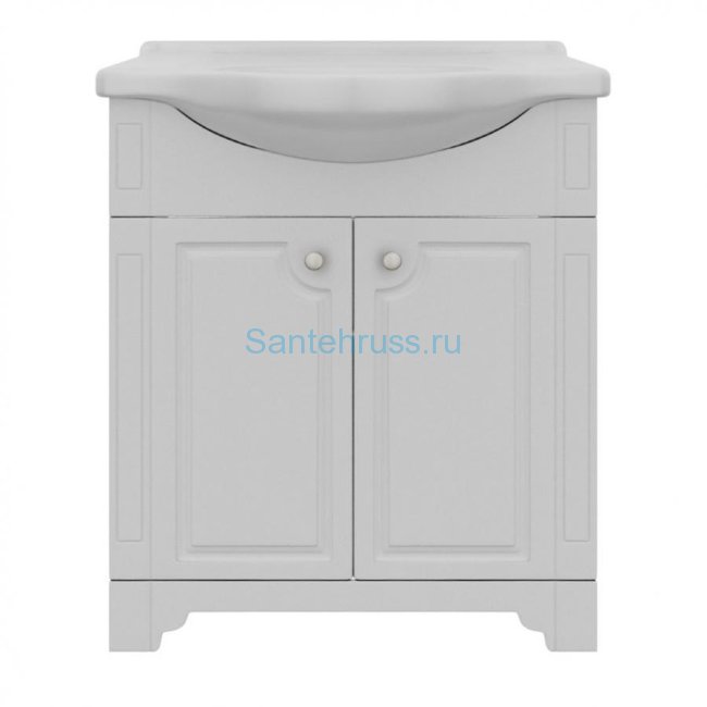 M95FSX0601WG64 DORFF Tradition, база под раковину, на ножках, 60см, двери, белый, глянец, шт