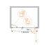 Душевая дверь CEZARES ELENA-W-B-11-30+90-P-Cr-R