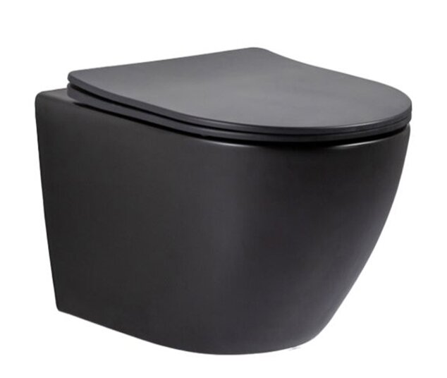 Унитаз подвесной Tornado Gid Tr2122TF-Bm 62261Y черный матовый 49x36x36 Унитаз подвесной Tornado Gid Tr2122TF-Bm 62261Y черный матовый 49x36x36