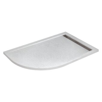 Поддон из искусственного мрамора CEZARES TRAY-AS-RH-120/80-30-W-R