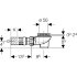 Сифон для душевых поддонов Geberit, d62, соединительный патрубок с шаровым шарниром: d=50мм