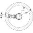 Сифон для душевых поддонов Geberit, d62, соединительный патрубок с шаровым шарниром: d=50мм