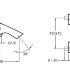 Смеситель для ванны с душем Jacob Delafon Symbol E71684-CP