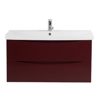 База под раковину подвесная BelBagno MARINO-CER-1000-2C-SO-BRDL-P Bordo Lucido