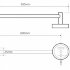Полотенцедержатель 65 cм BEMETA OMEGA хром