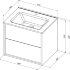 Тумба под раковину Aquanet Lino 60 (Flat) белый глянец