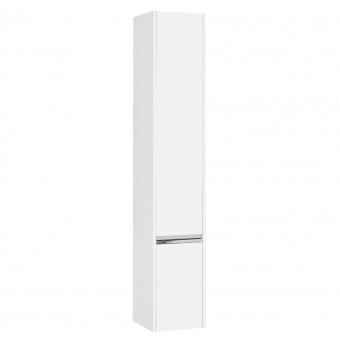 Шкаф-колонна КАПРИ 30, подвесная, правый, белая